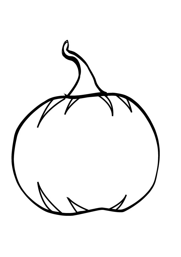 35 Festive Pumpkin Coloring Pages Printable 6