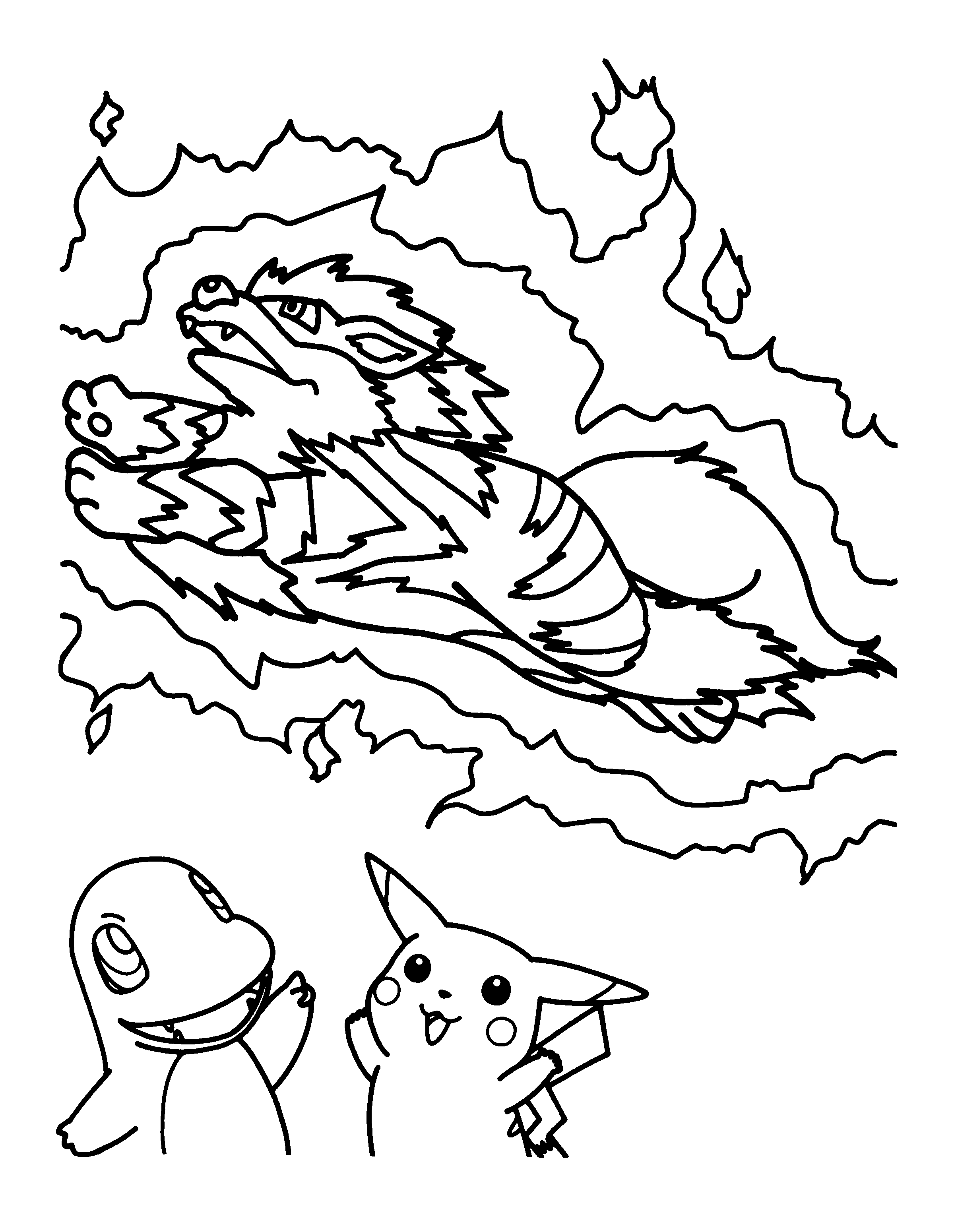 35 Legendary Arcanine Coloring Page Printable 12