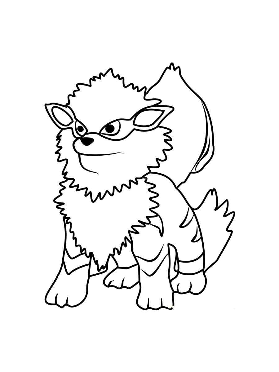 35 Legendary Arcanine Coloring Page Printable 33