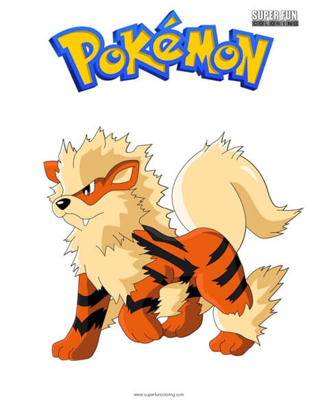 35 Legendary Arcanine Coloring Page Printable 7