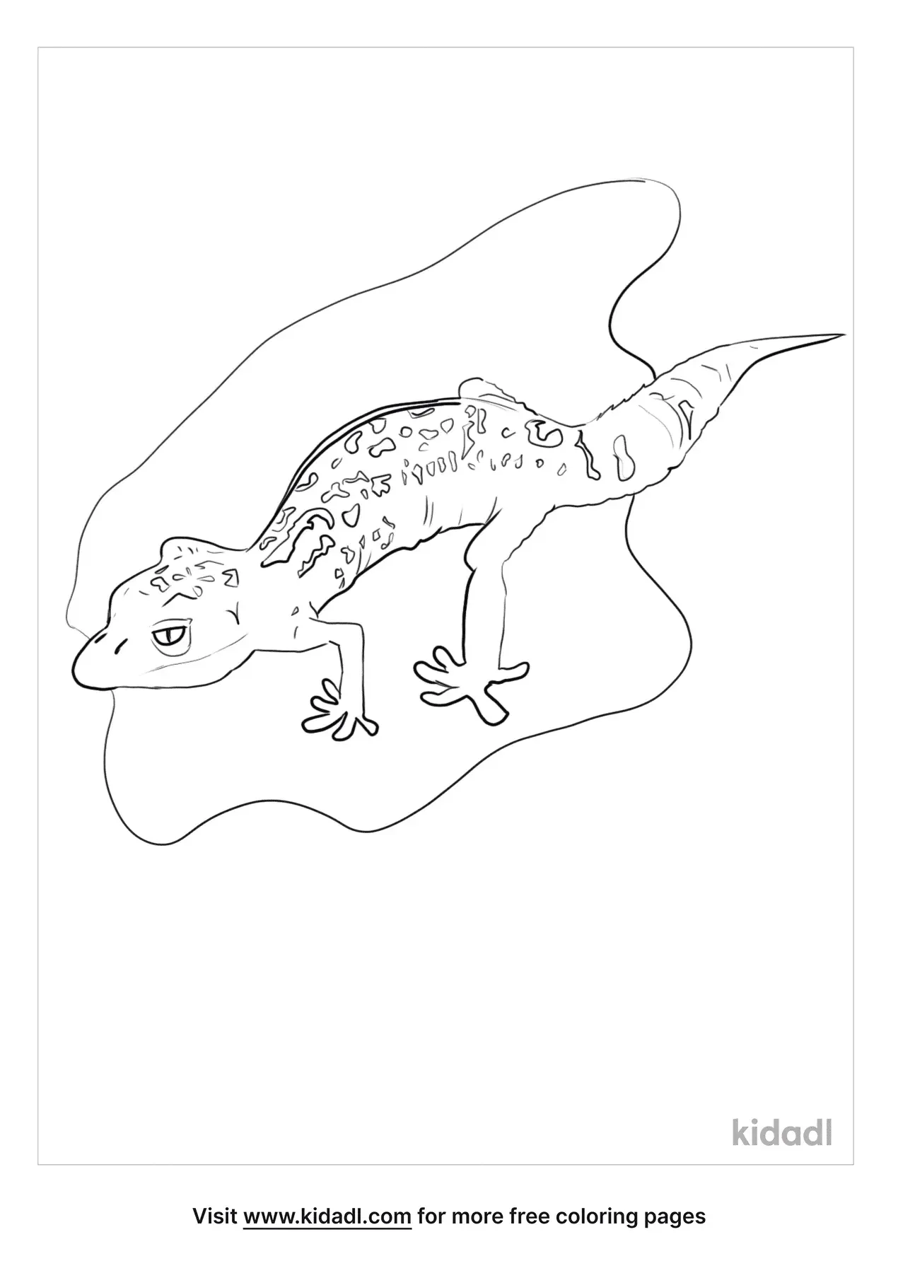 36 Charming Leopard Gecko Coloring Page Printable 1