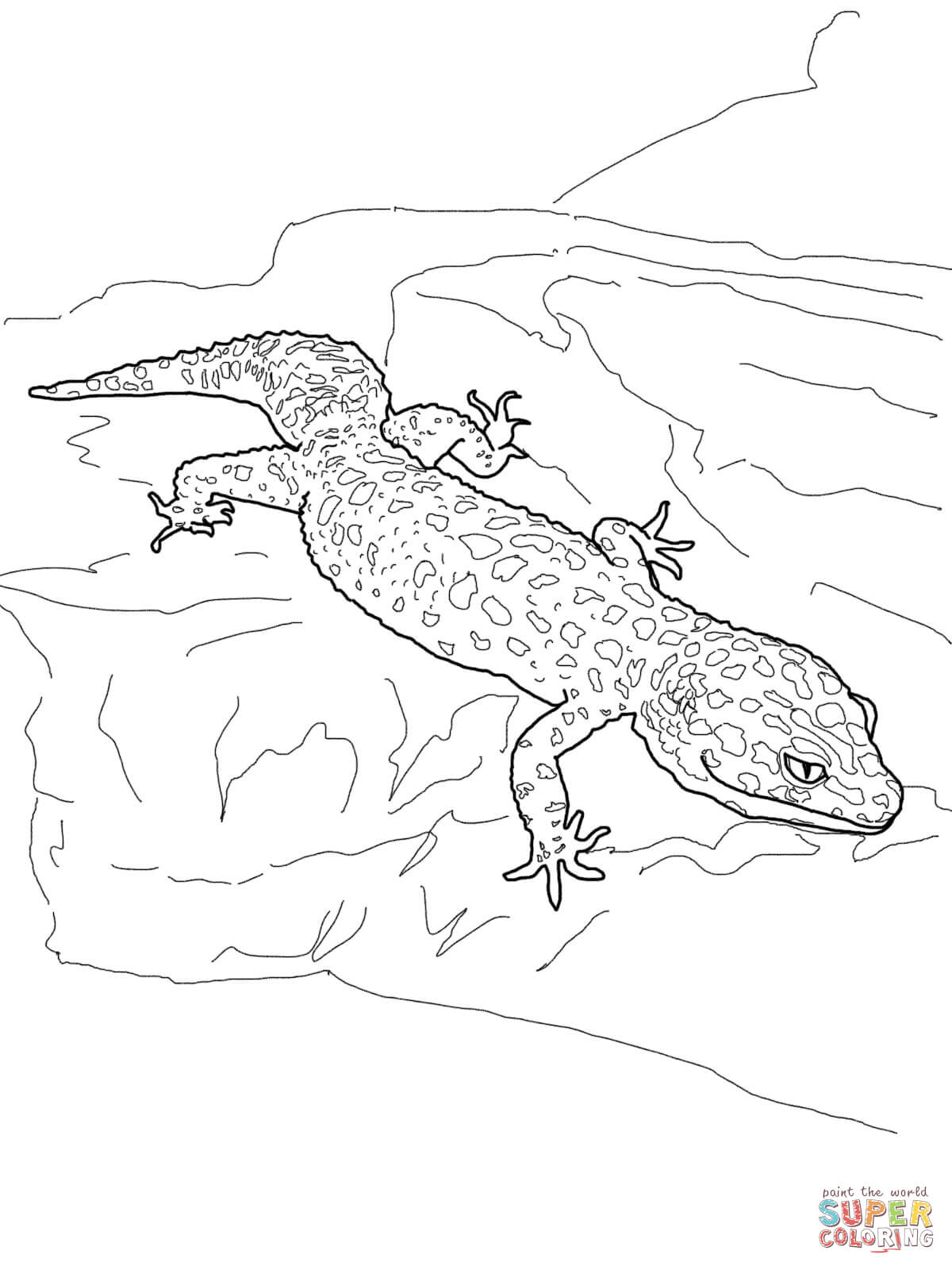 36 Charming Leopard Gecko Coloring Page Printable 24