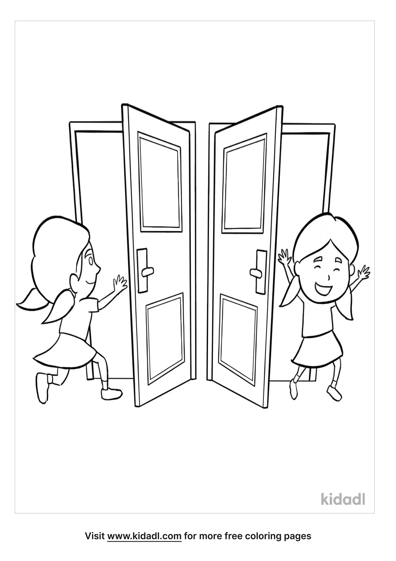 36 Doors Figure Coloring Pages Printable 14