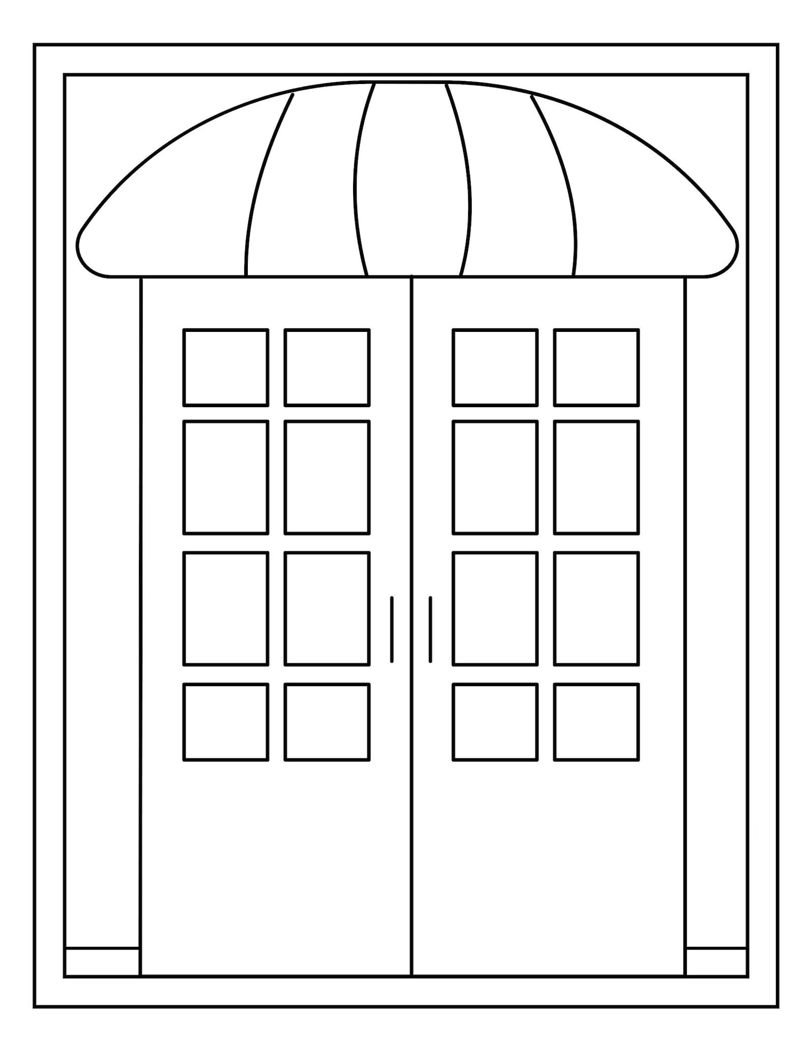 36 Doors Figure Coloring Pages Printable 28