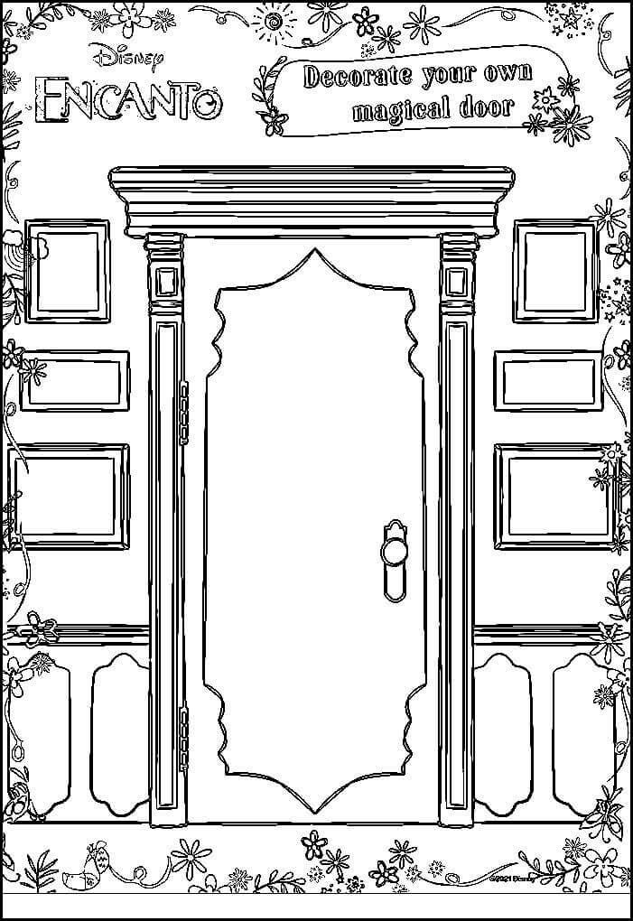 36 Doors Figure Coloring Pages Printable 32