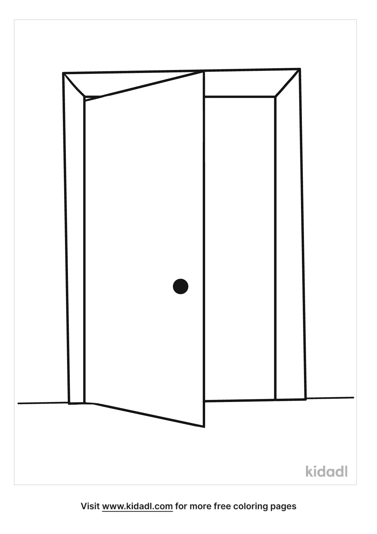 36 Doors Figure Coloring Pages Printable 34