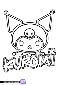 36 Kuromi Coloring Pages Printable 33