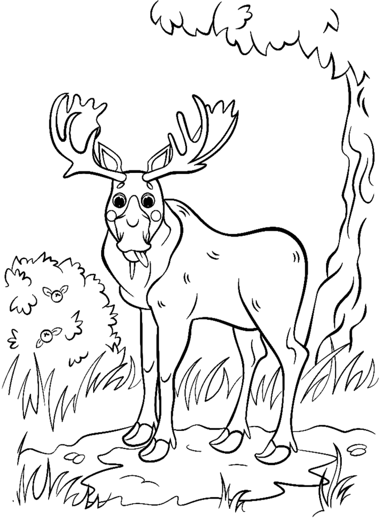 36 Majestic Elk Coloring Pages Printable 28