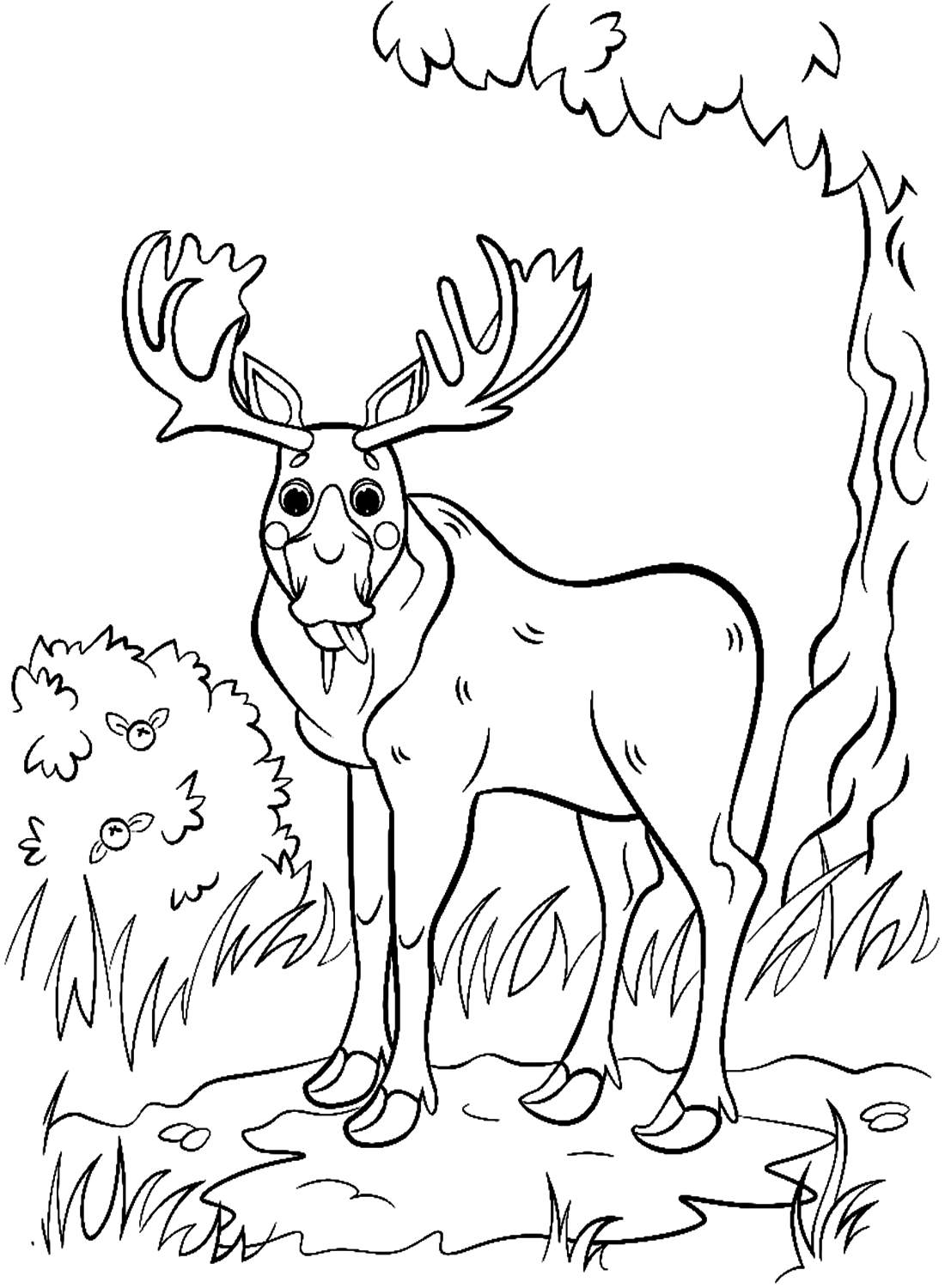 36 Majestic Elk Coloring Pages Printable 31