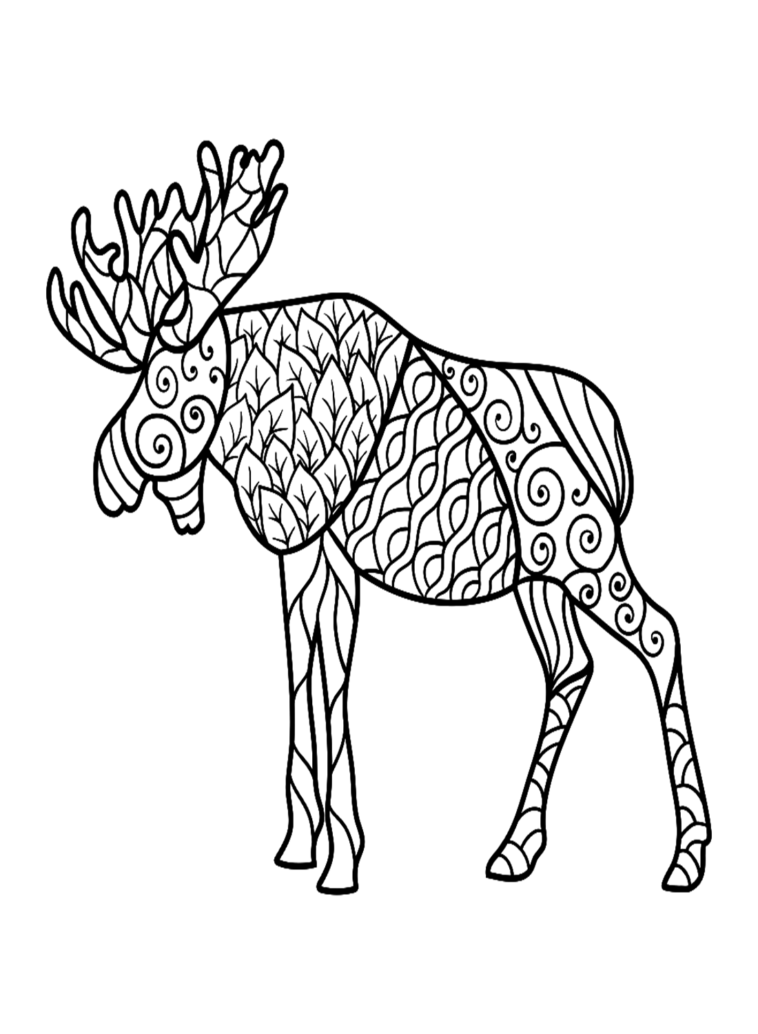 36 Majestic Elk Coloring Pages Printable 32