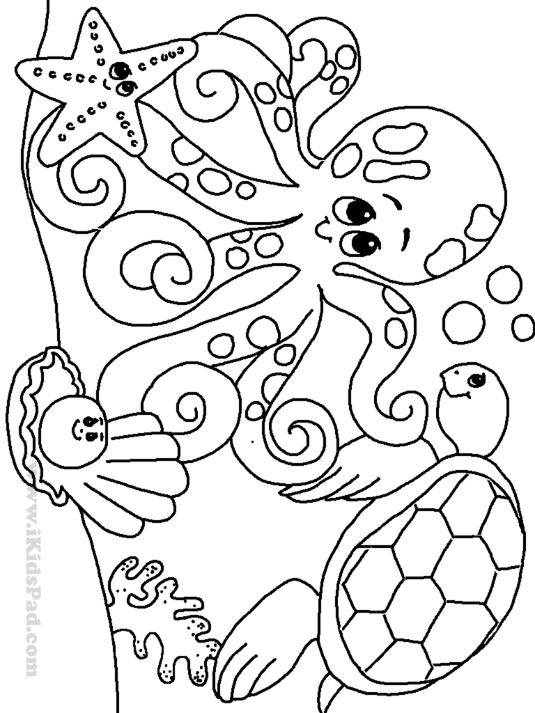 36 Ocean Adventure Coloring Pages Printable 11