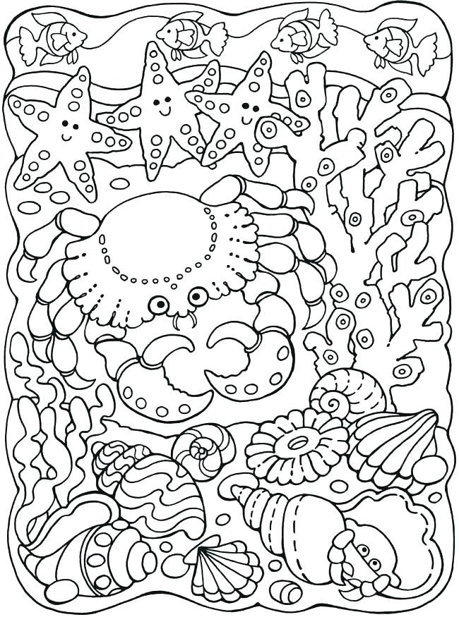 36 Ocean Adventure Coloring Pages Printable 14