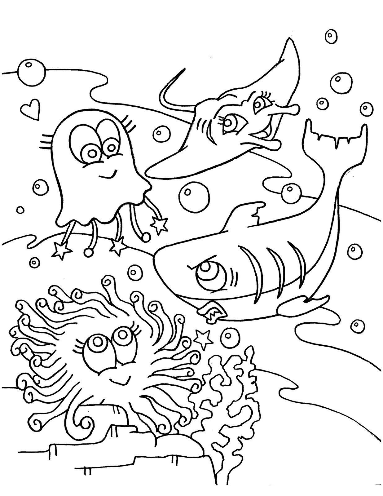 36 Ocean Adventure Coloring Pages Printable 27