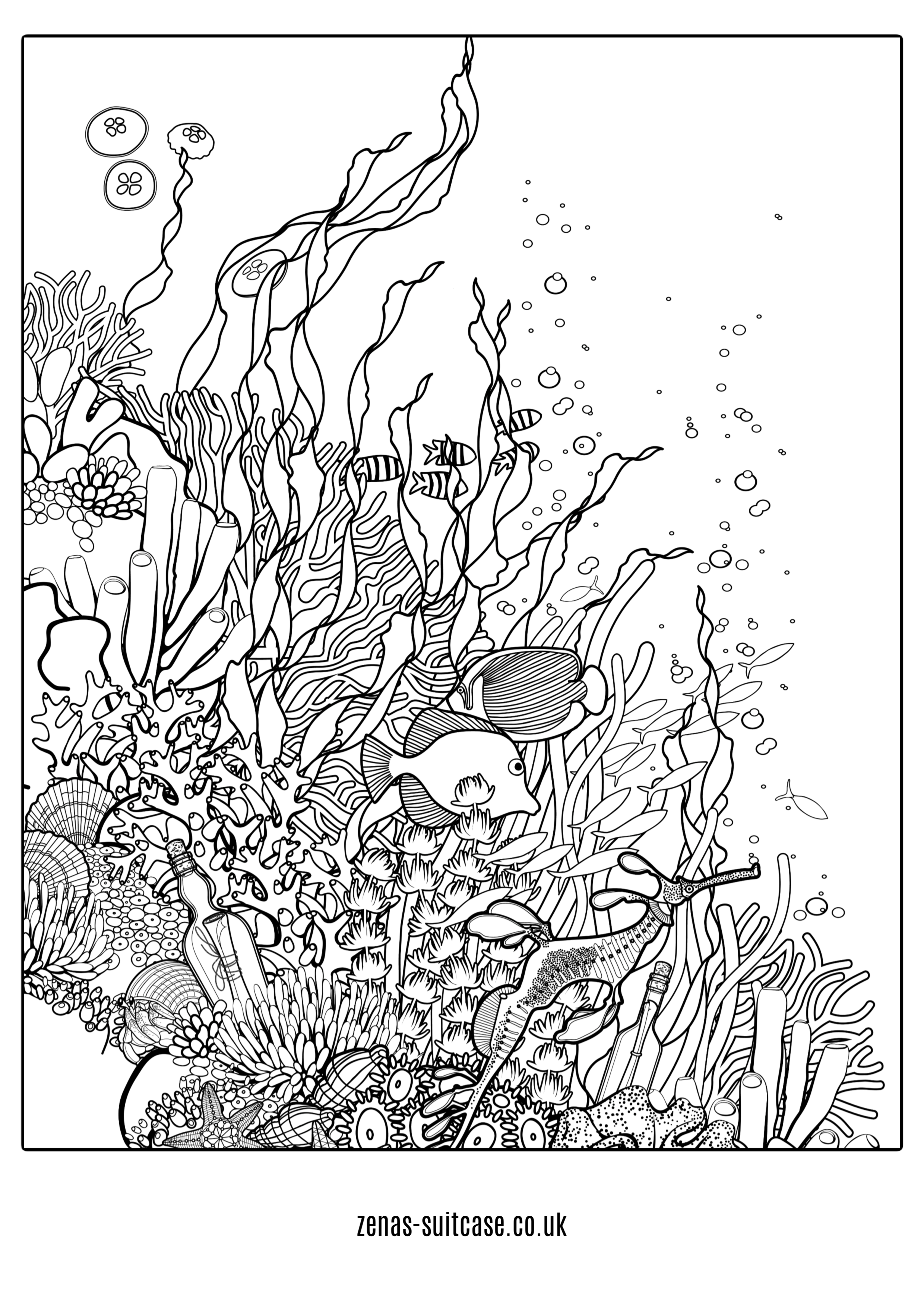 36 Ocean Adventure Coloring Pages Printable 32