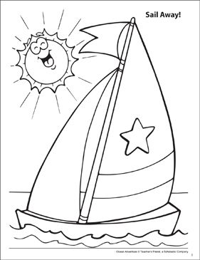 36 Ocean Adventure Coloring Pages Printable 6