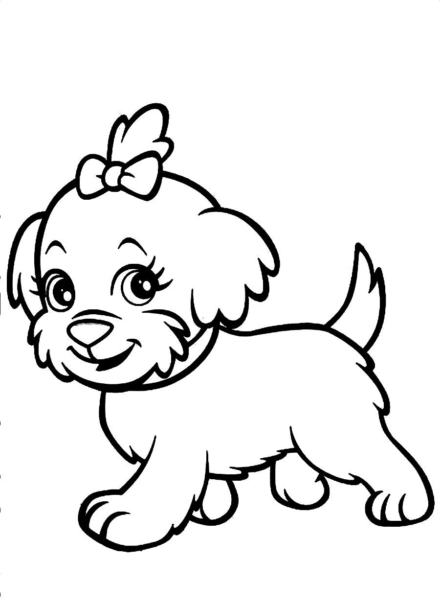 36 Realistic Dogs Coloring Pages Printable 11