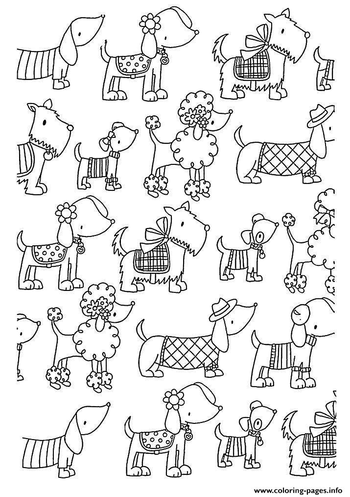 36 Realistic Dogs Coloring Pages Printable 13