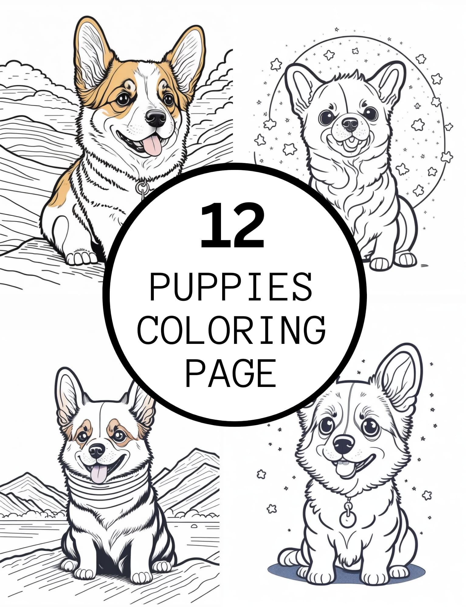 36 Realistic Dogs Coloring Pages Printable 30