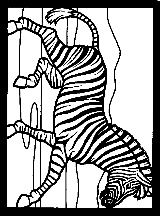 36 Zebra Coloring Pages for Kids Printable 13