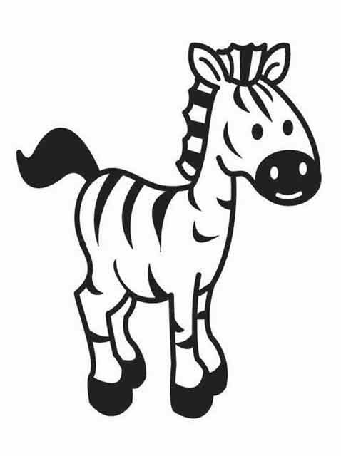 36 Zebra Coloring Pages for Kids Printable 18