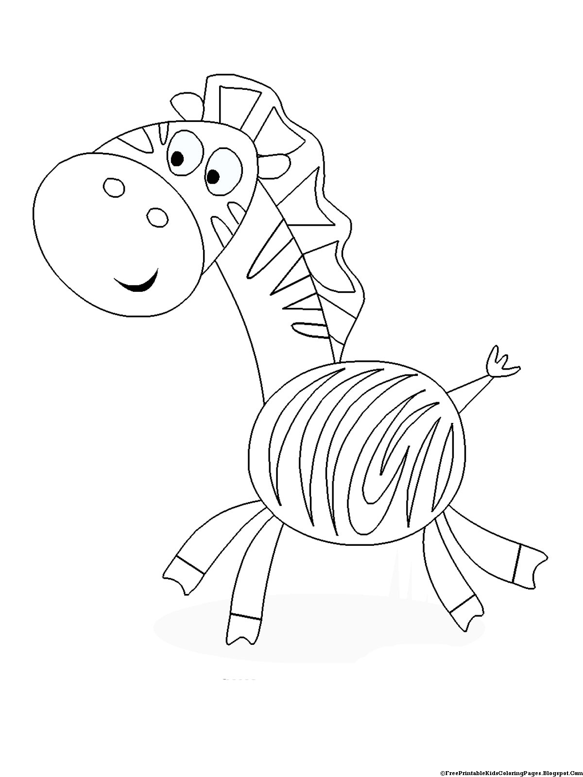 36 Zebra Coloring Pages for Kids Printable 27