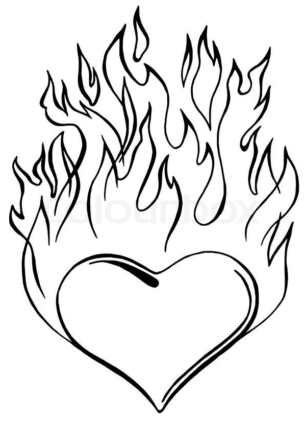 37 Fiery Fire Coloring Pages Printable 32