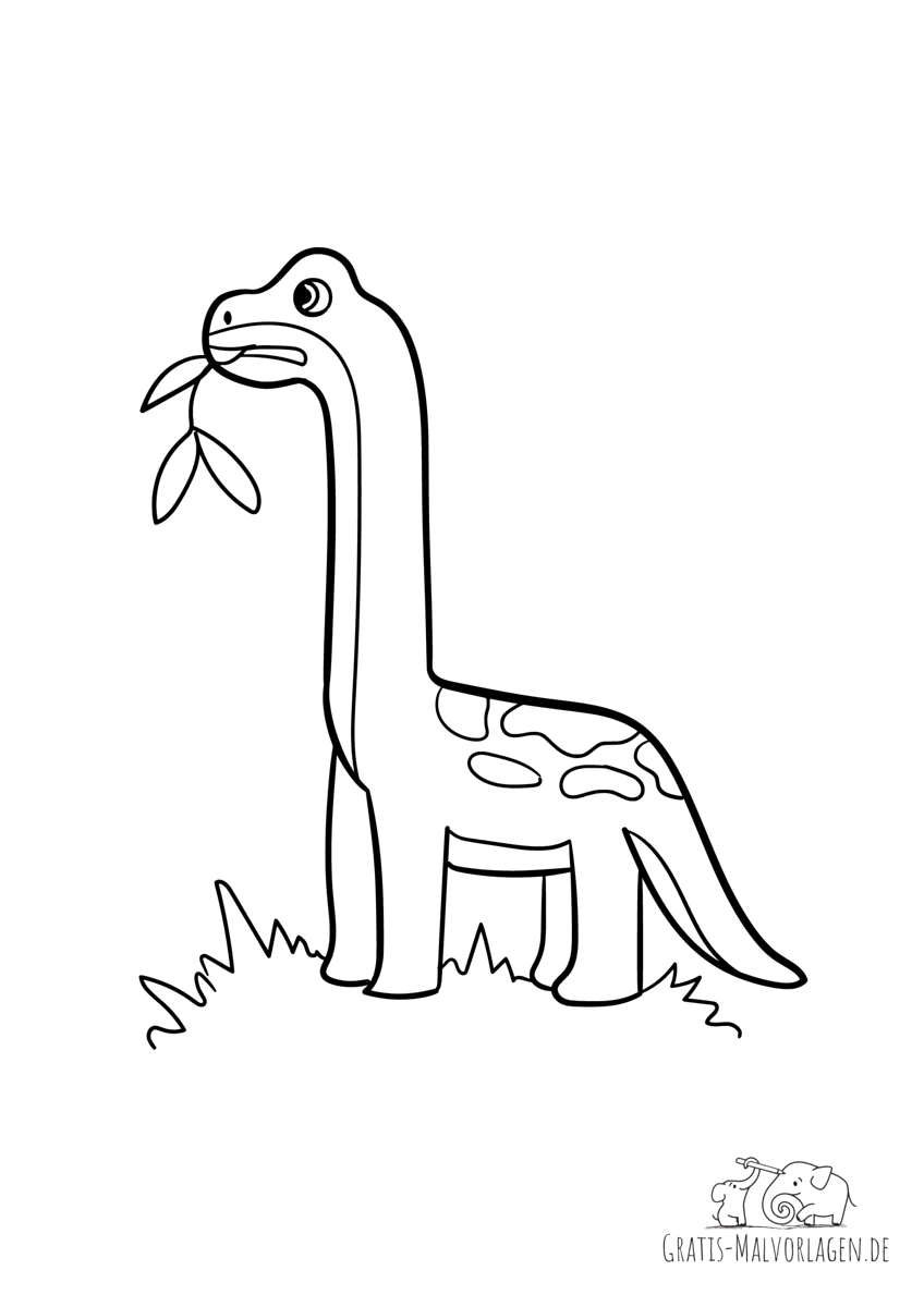 37 Majestic Brachiosaurus Coloring Pages Printable 10