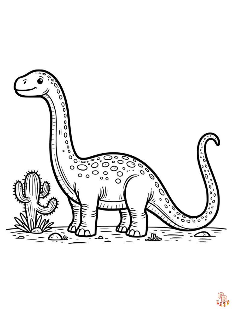 37 Majestic Brachiosaurus Coloring Pages Printable 21