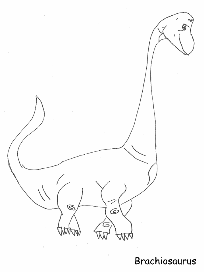 37 Majestic Brachiosaurus Coloring Pages Printable 24