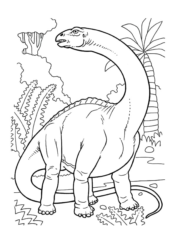 37 Majestic Brachiosaurus Coloring Pages Printable 28