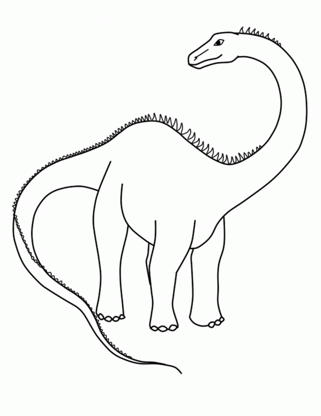 37 Majestic Brachiosaurus Coloring Pages Printable 3