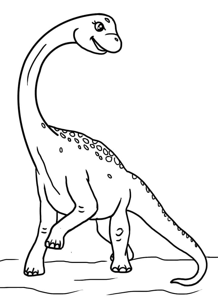 37 Majestic Brachiosaurus Coloring Pages Printable 34