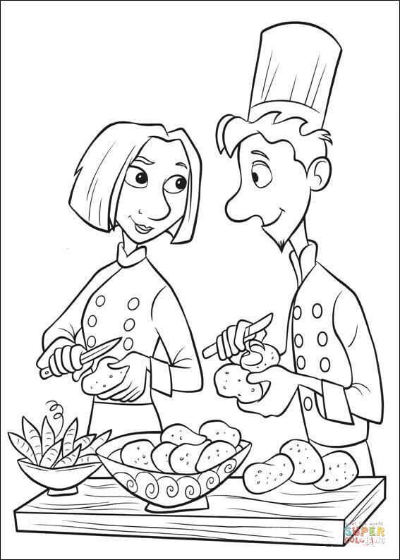 37 Tasty Lunch Coloring Pages Printable 14