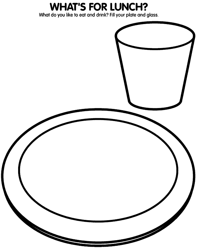 37 Tasty Lunch Coloring Pages Printable 16