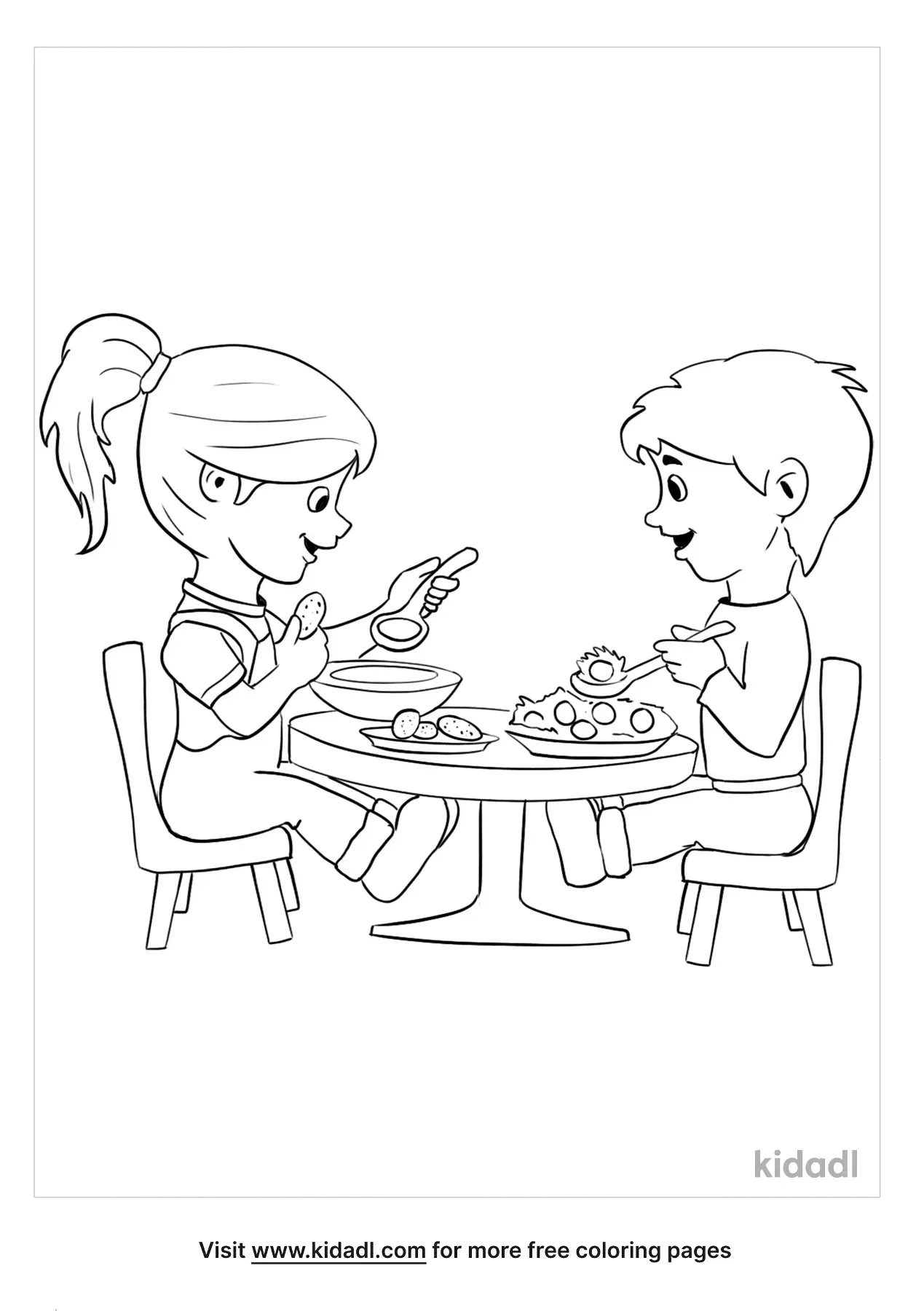 37 Tasty Lunch Coloring Pages Printable 26