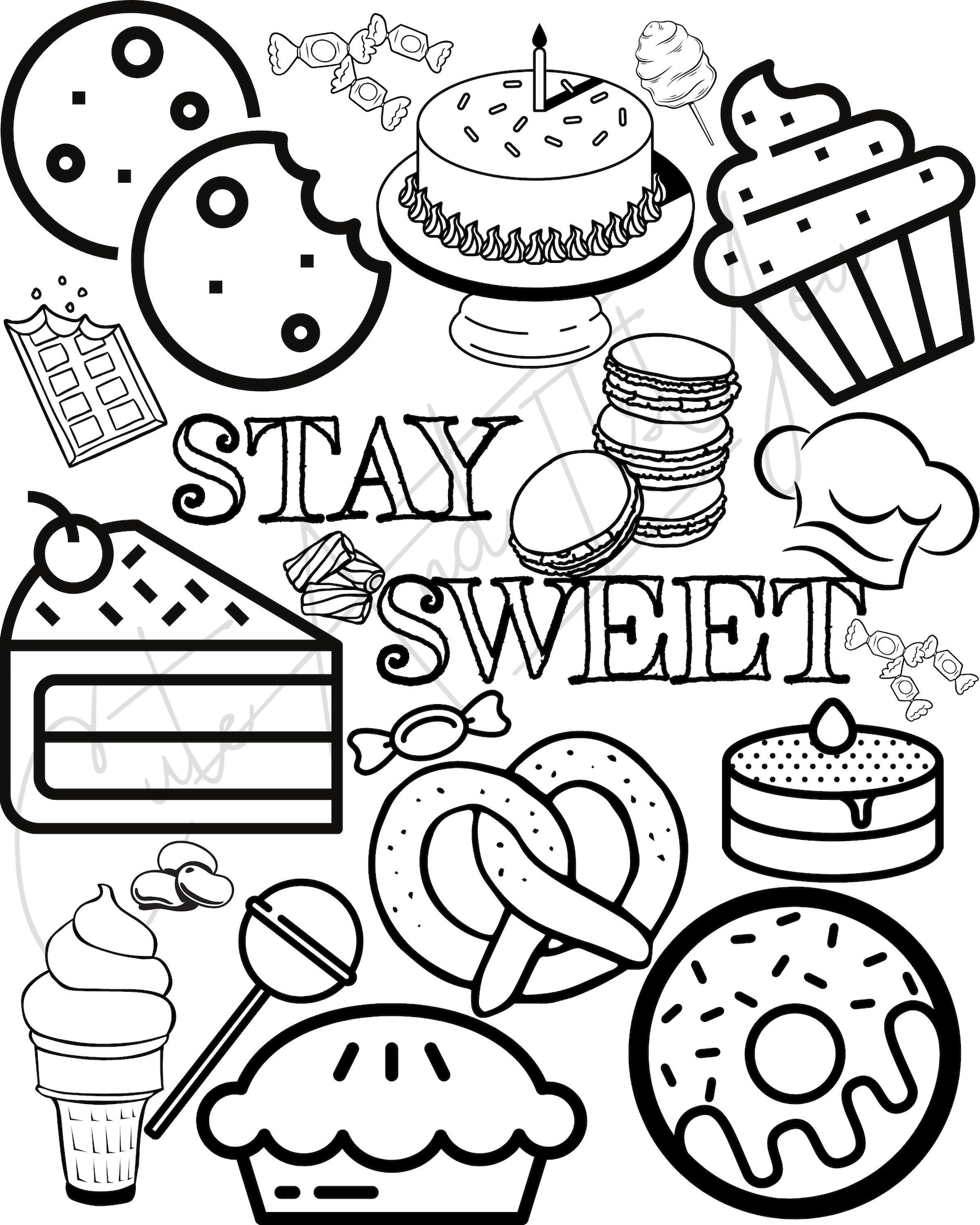 37 Tasty Lunch Coloring Pages Printable 32