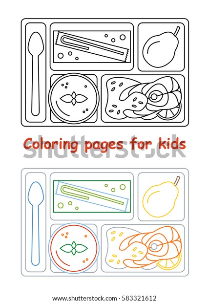 37 Tasty Lunch Coloring Pages Printable 4