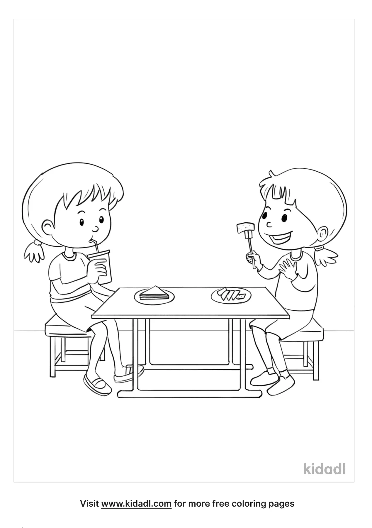 37 Tasty Lunch Coloring Pages Printable 5