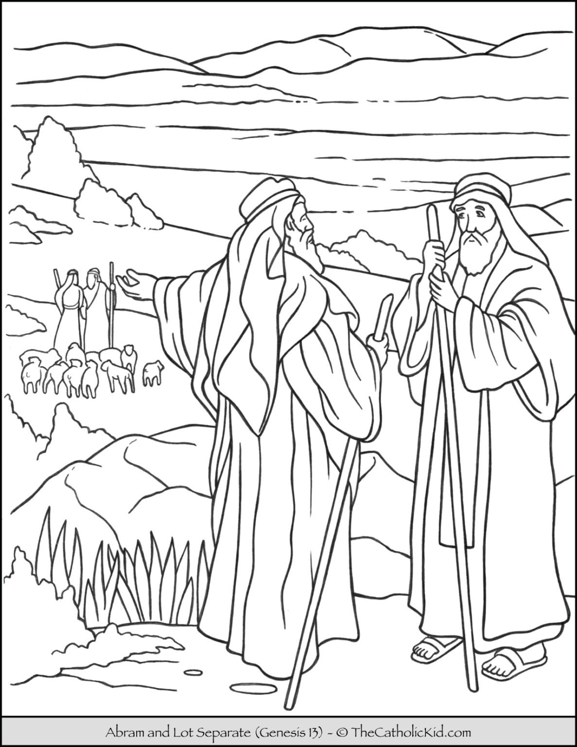 38 Abraham and Sarah Coloring Pages Printable 11