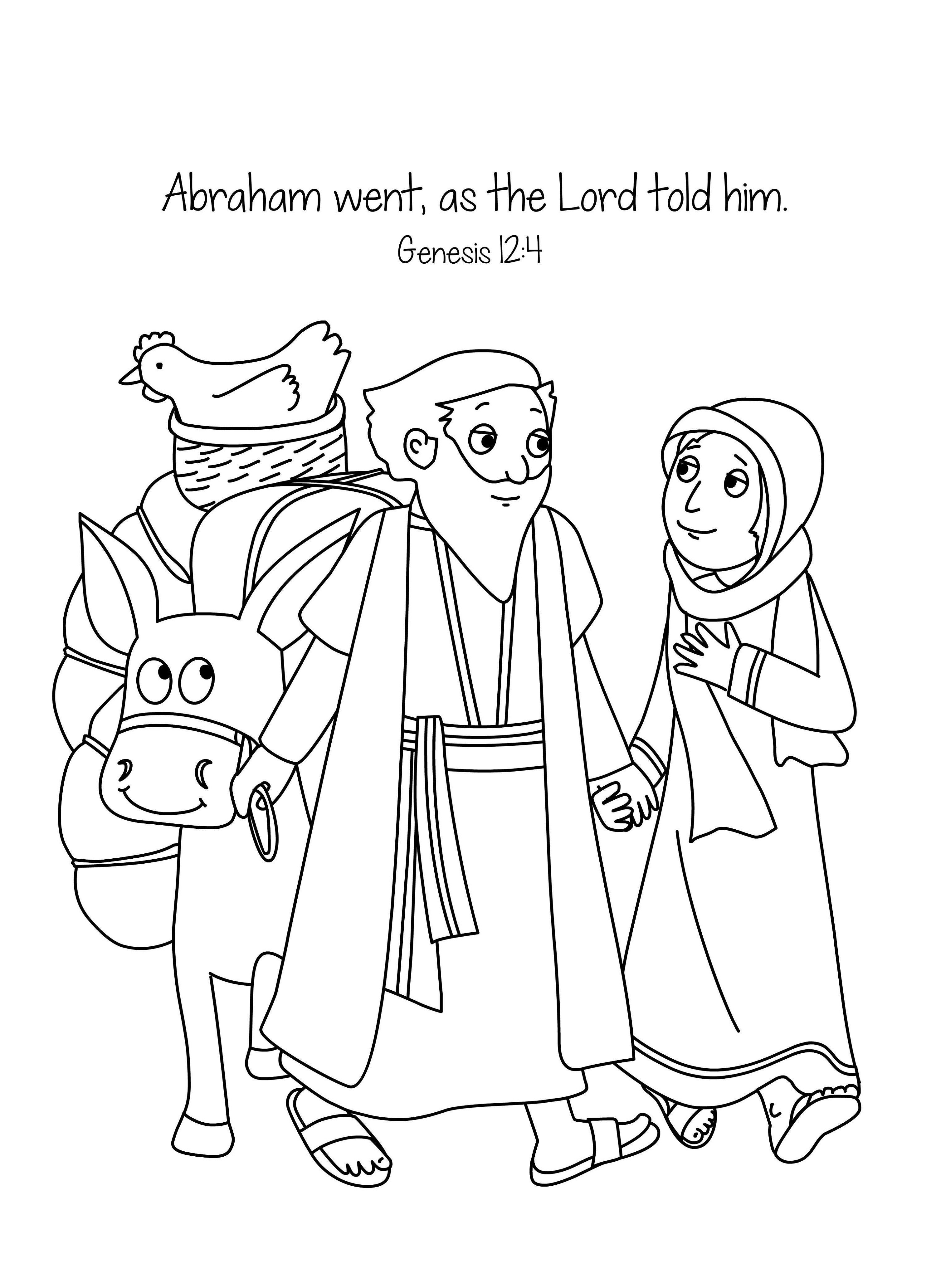 38 Abraham and Sarah Coloring Pages Printable 25