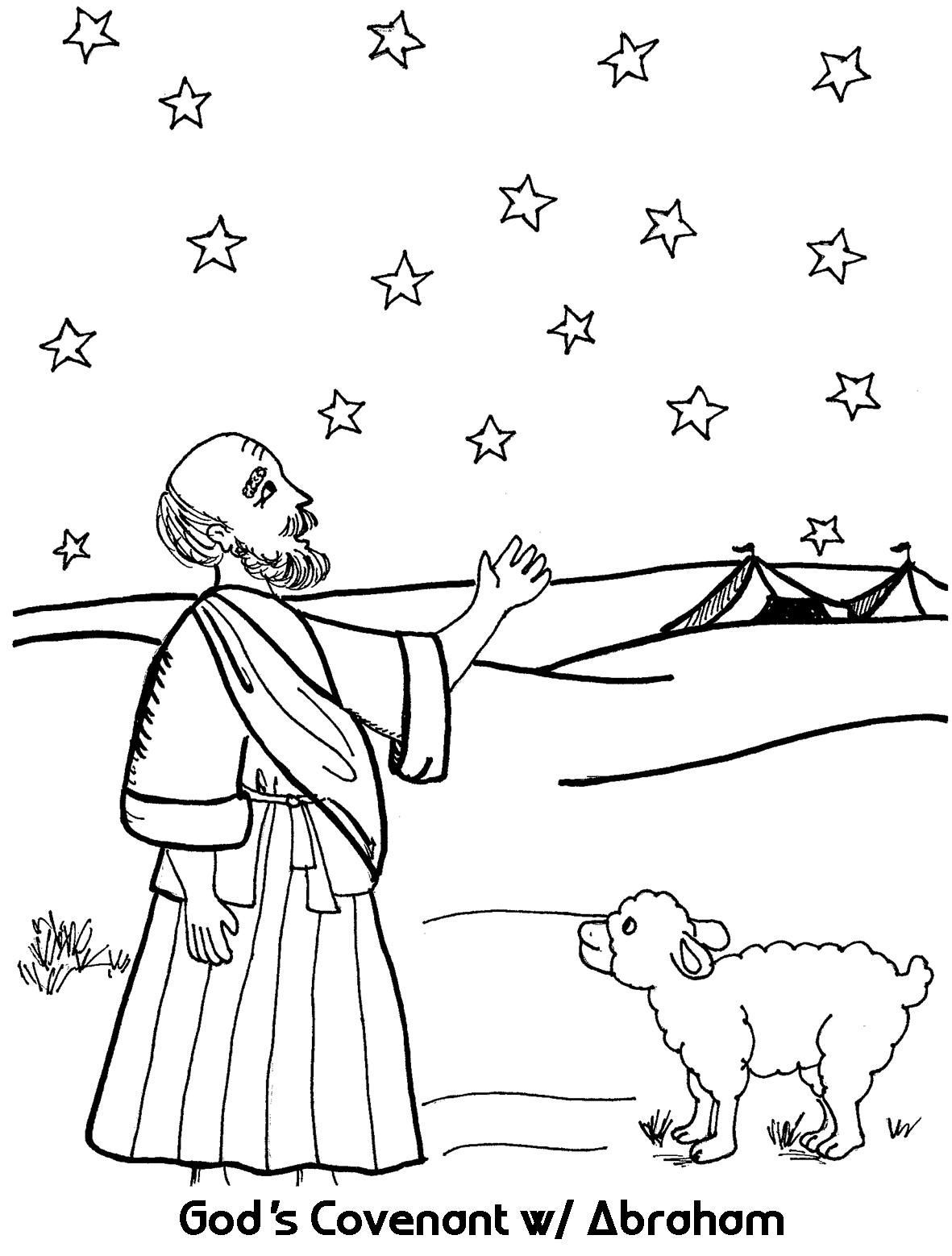 38 Abraham and Sarah Coloring Pages Printable 3