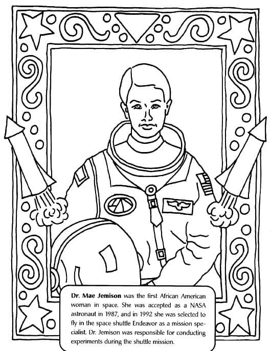 38 BHM Coloring Pages Printable 2