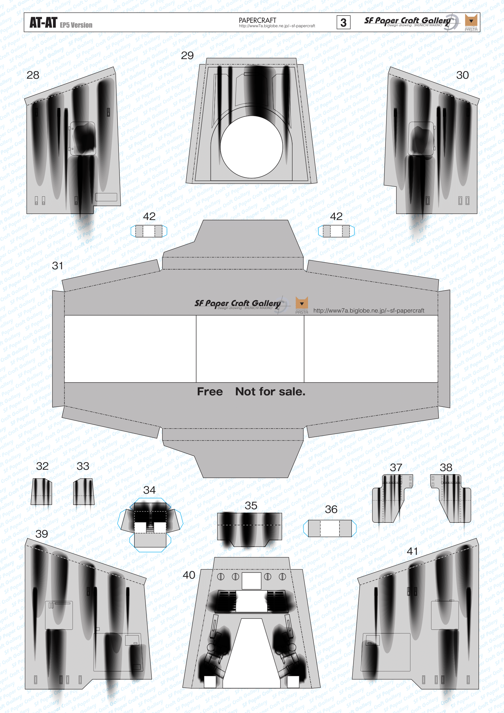 38 Cool 3D Papercraft Model Printable 14