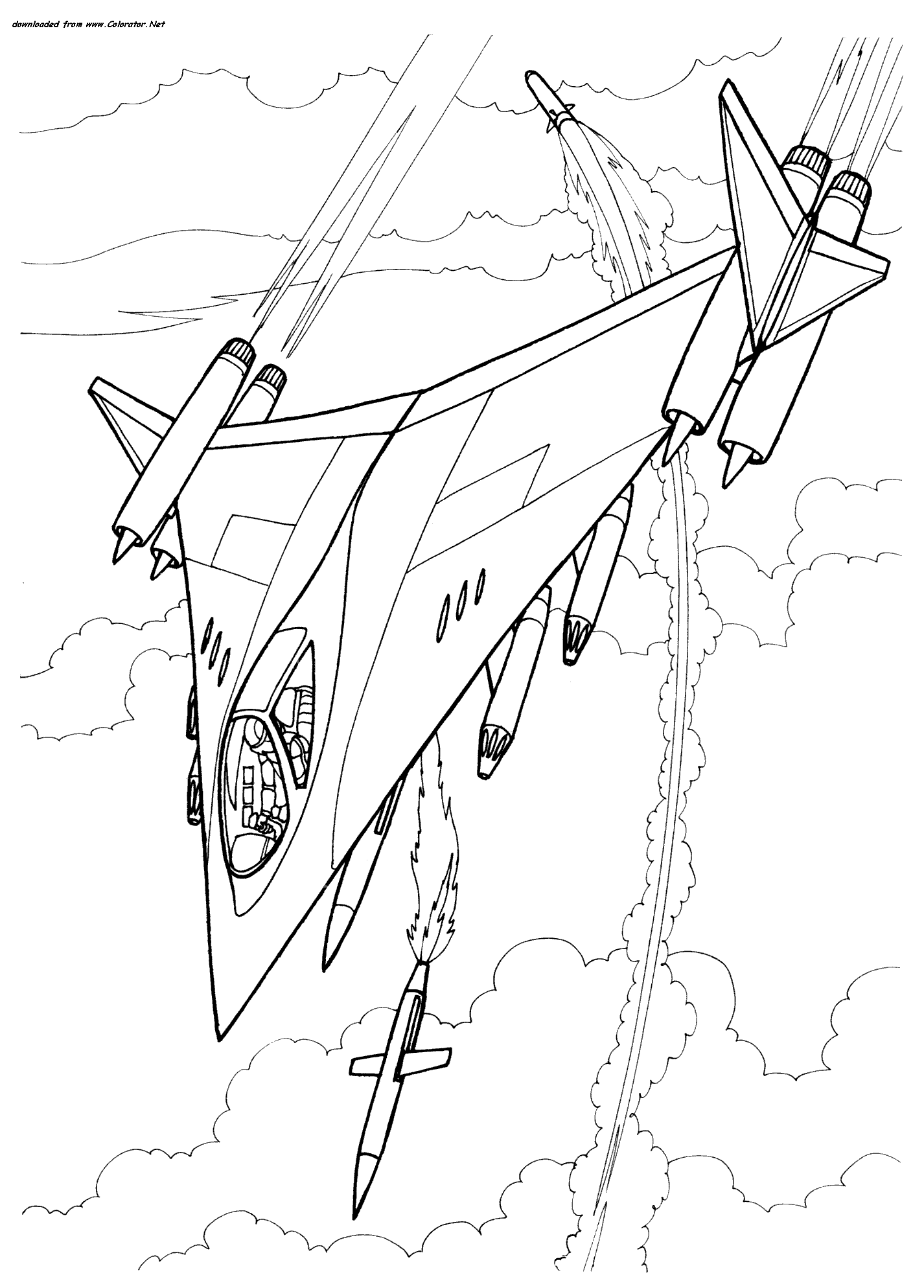 38 Cool Air Force Coloring Pages Printable 16