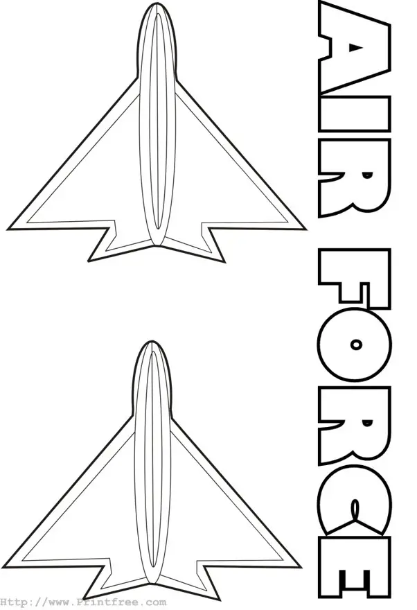 38 Cool Air Force Coloring Pages Printable 28