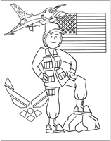 38 Cool Air Force Coloring Pages Printable 5