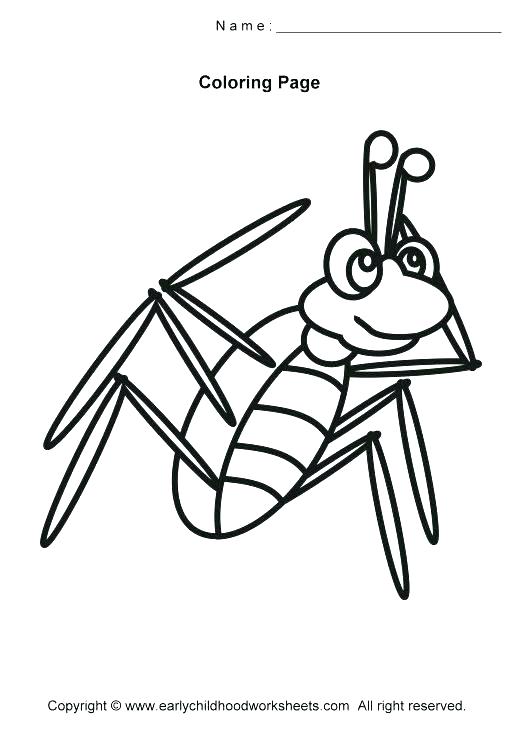 38 Fascinating Praying Mantis Coloring Pages Printable 12