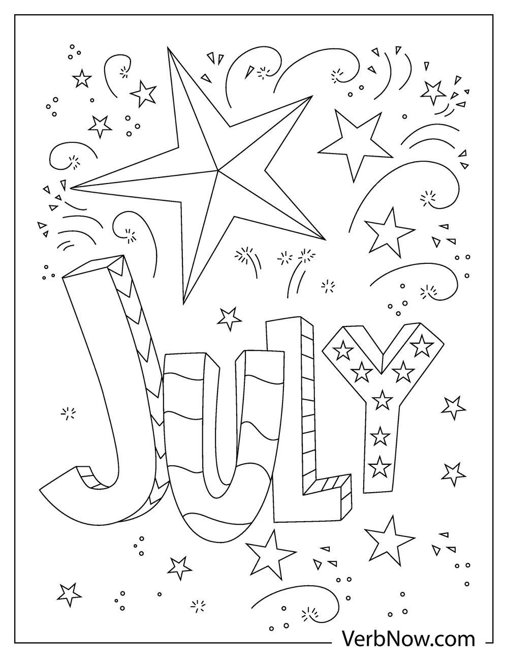 38 July Coloring Pages Printable 20