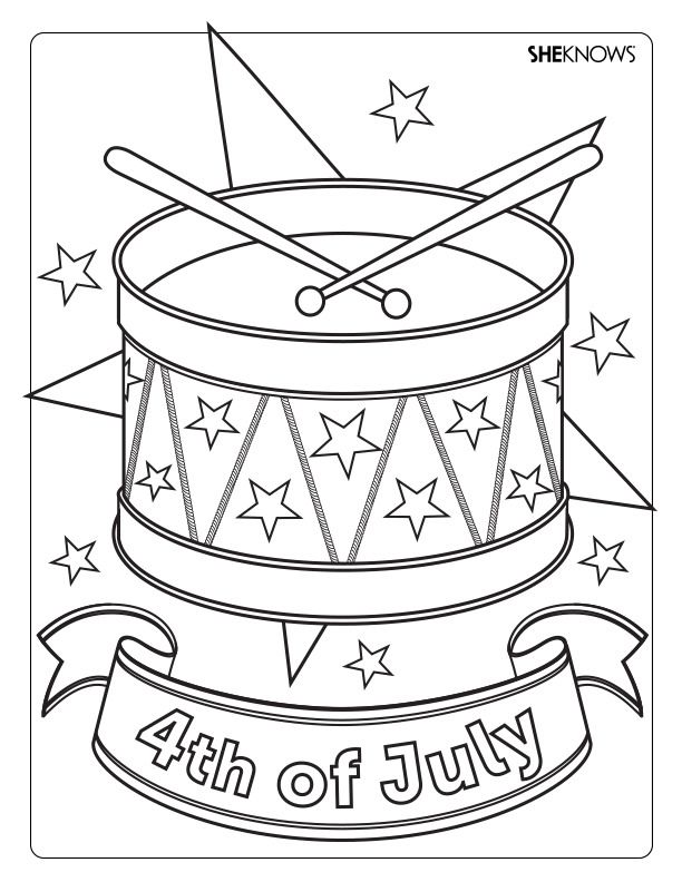 38 July Coloring Pages Printable 23