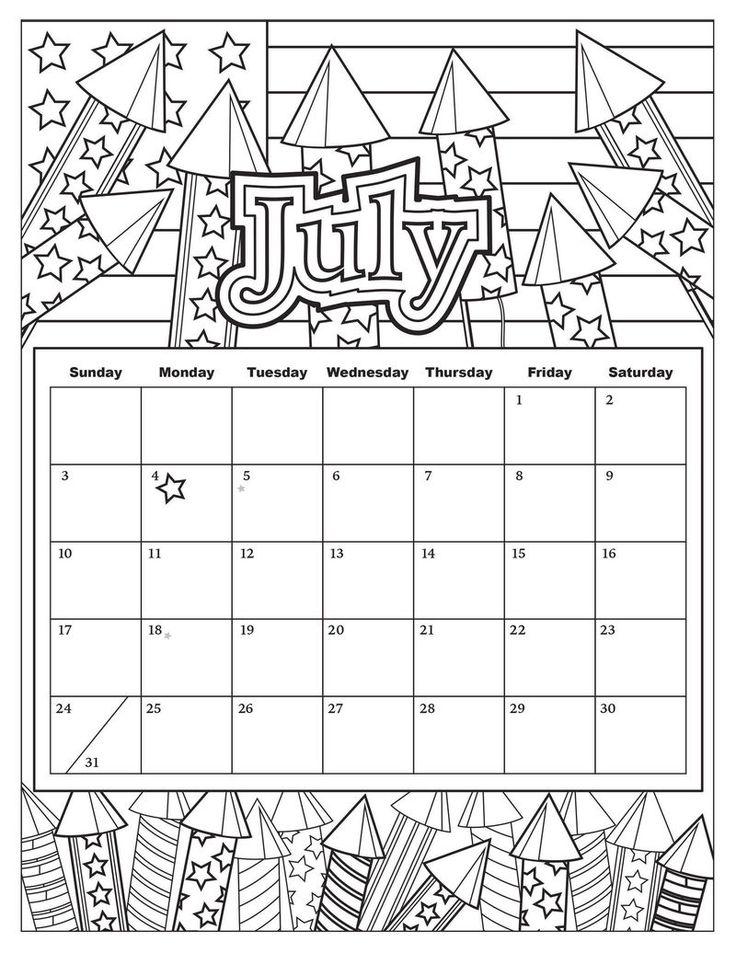 38 July Coloring Pages Printable 25